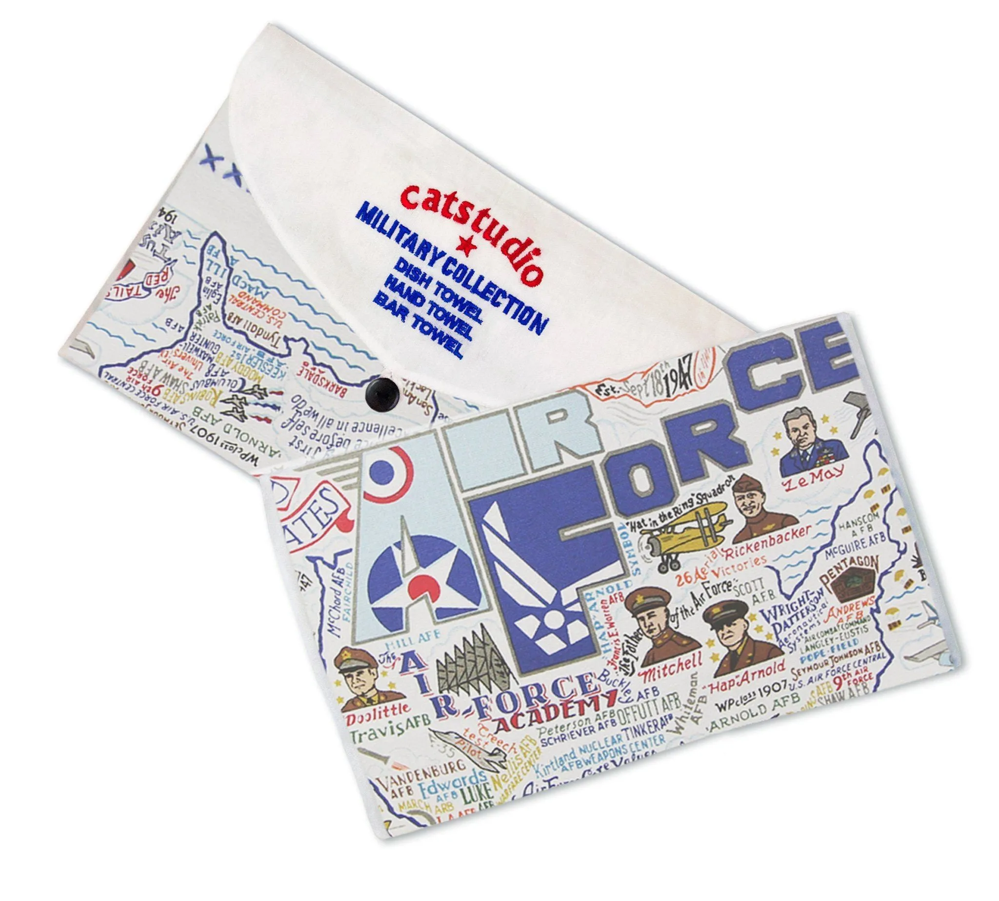 AIR FORCE DISHTOWEL BY CATSTUDIO