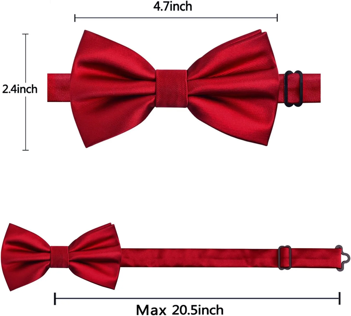 Alizeal Multicolored Silk Solid Cummerbund for Mens Gift Bow Tie Set