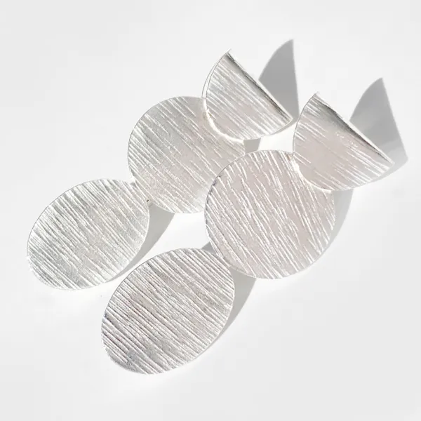 Argentium Silver Modern Design Earrings Collection (4 styles)