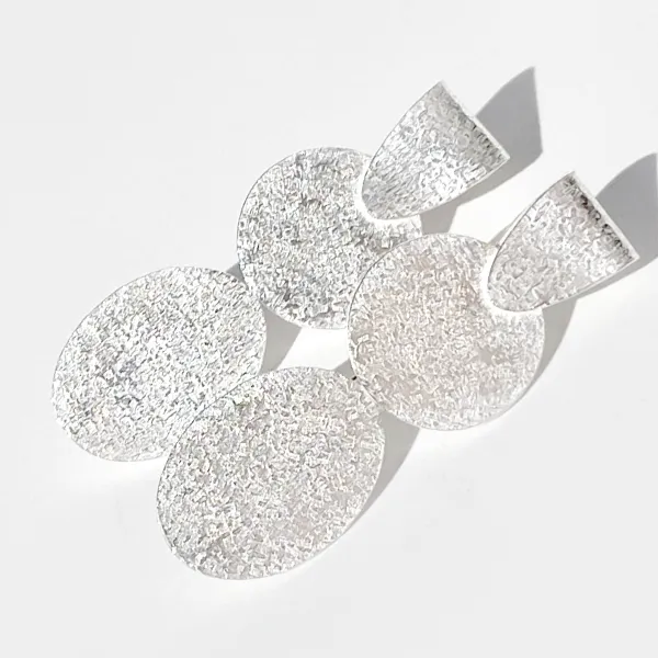 Argentium Silver Modern Design Earrings Collection (4 styles)
