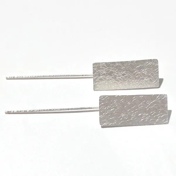 Argentium Silver Modern Design Earrings Collection (4 styles)