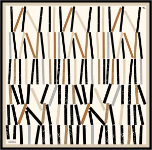 Armine Geometric Silk Scarf #84