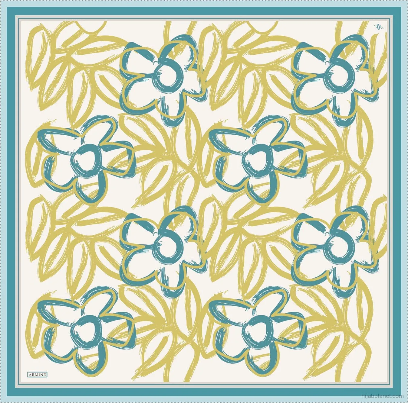 Armine Mira Floral Silk Scarf #5