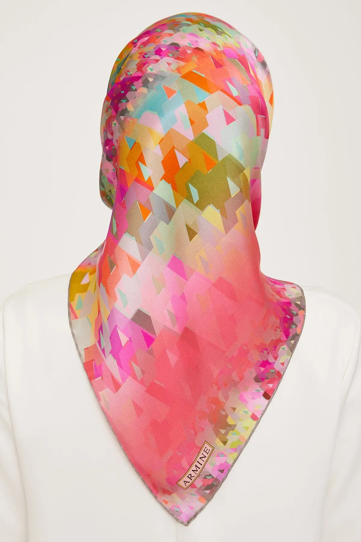 Armine Pixel Chic Silk Scarf #2