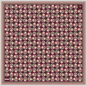 Armine Retro Cosmos Silk Scarf #37