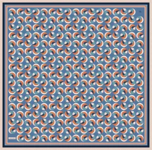 Armine Retro Cosmos Silk Scarf #39