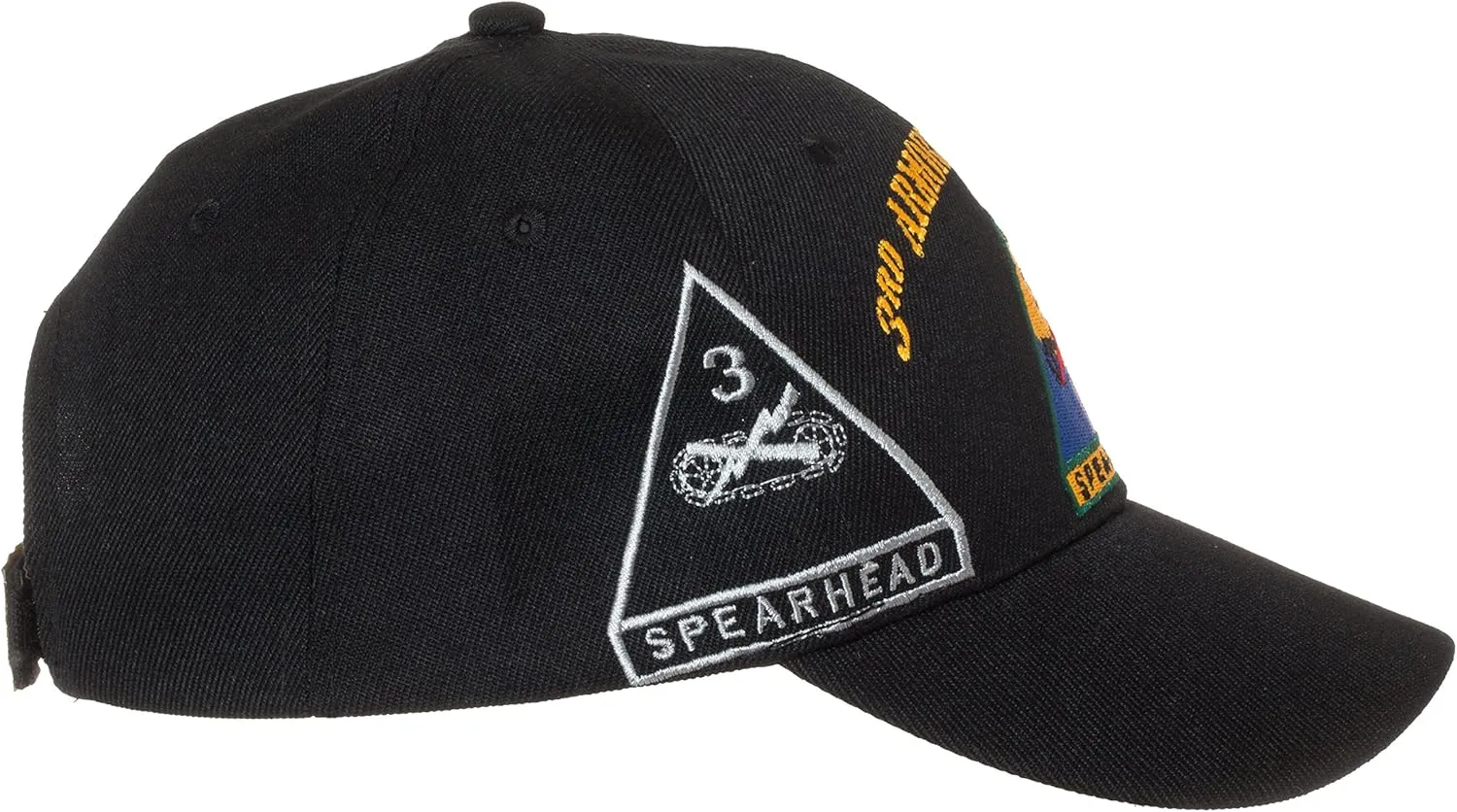 Artisan Owl Officially Licensed US Army Armored Division Black Embroidered Baseball Cap - Multiple Divisions Available! 