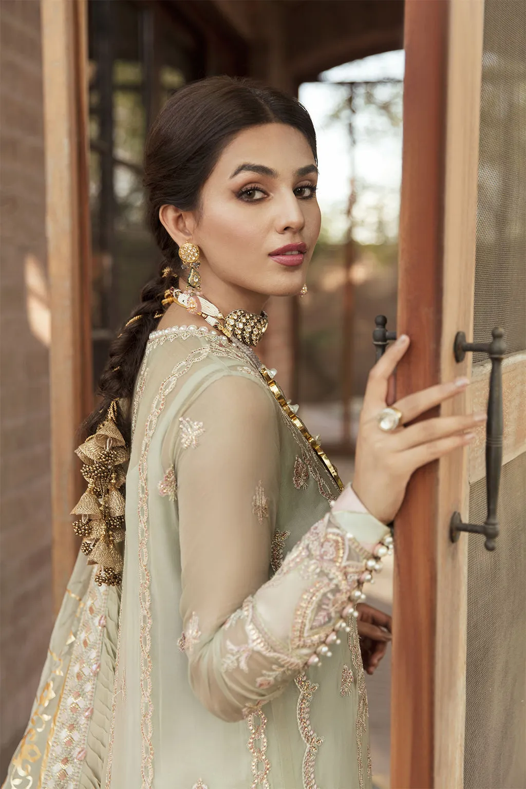 Ayzel X Afrozeh Sangat Luxury Chiffon Collection – Bahar banu