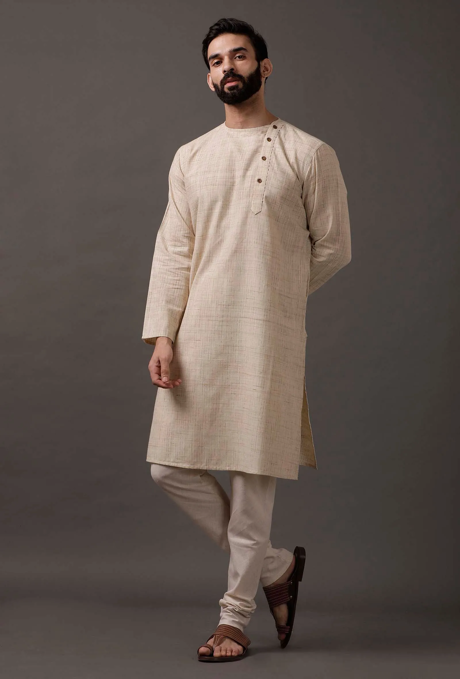 Beige Kurta