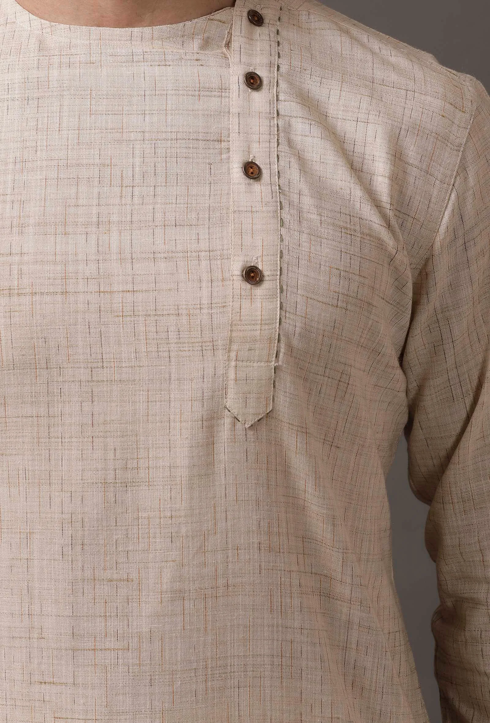 Beige Kurta