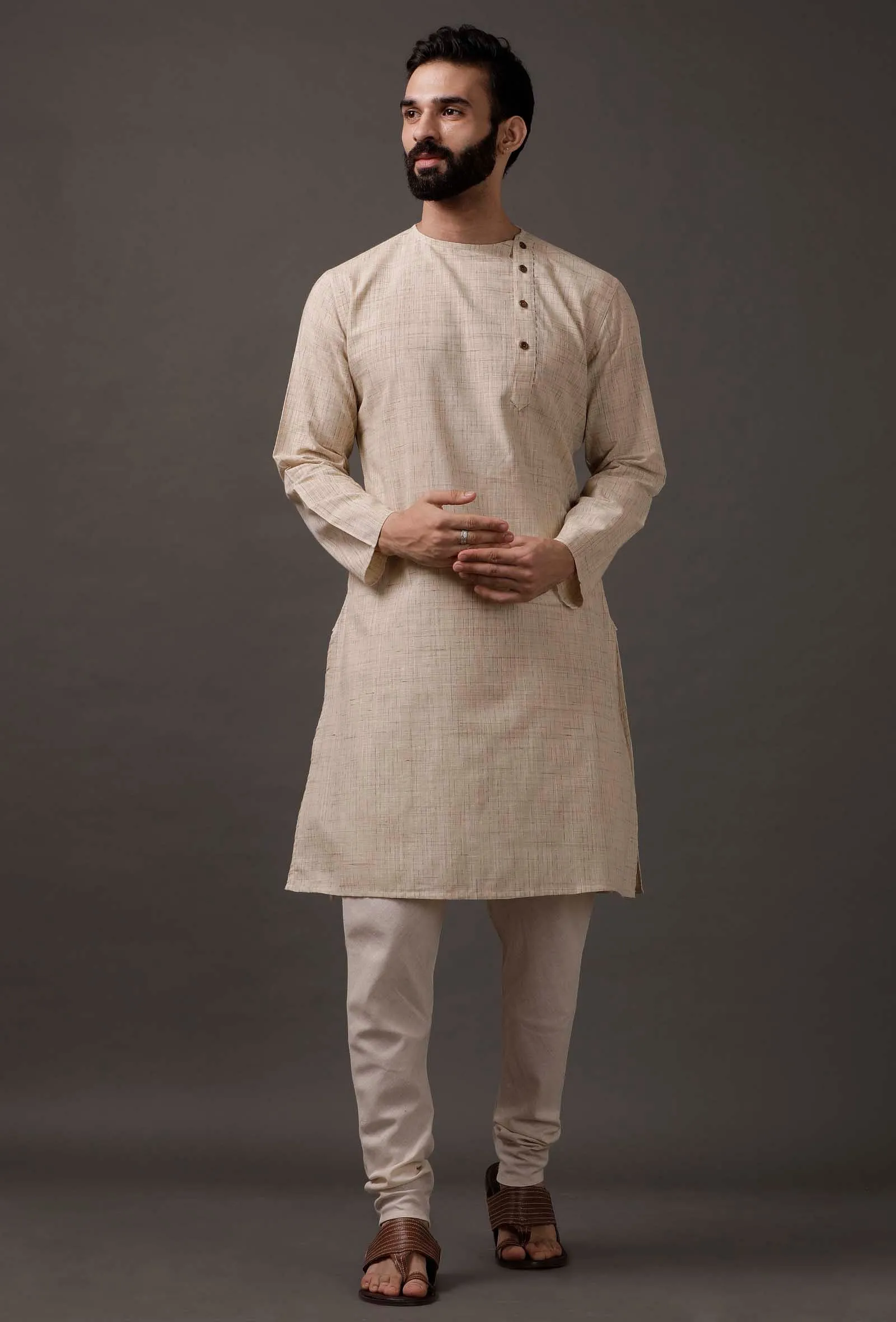 Beige Kurta