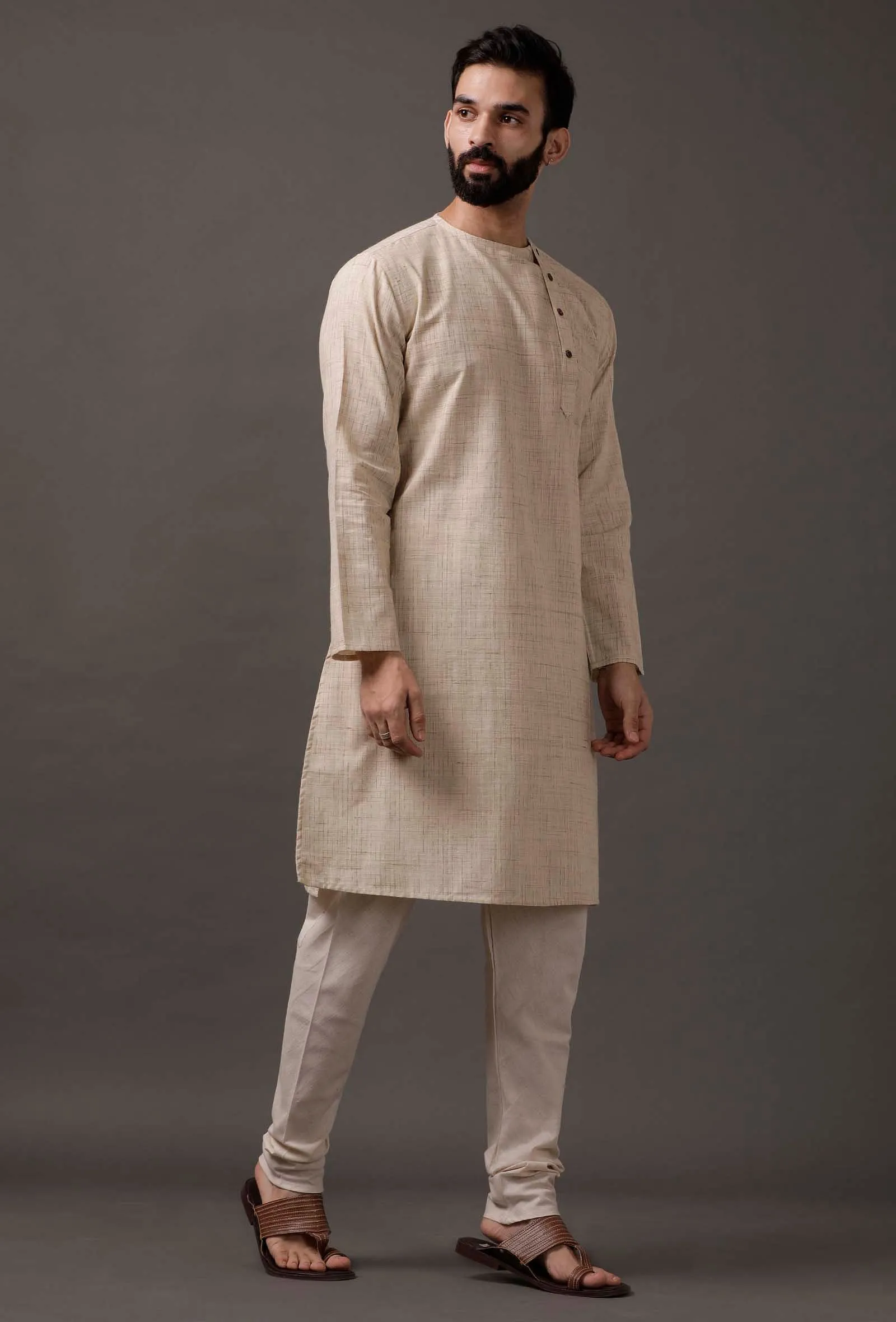Beige Kurta