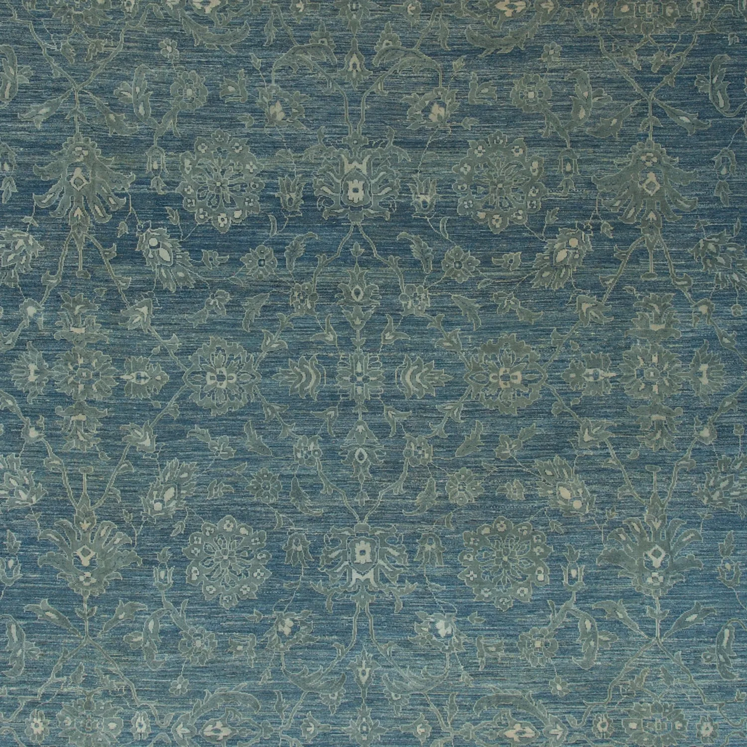 Blue Transitional Wool Rug - 15'8" x 25'7"
