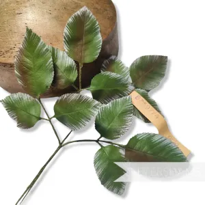 'Bora' Vintage 1940/50's Hand Painted German Wired Leaf Stems - 4 Stems