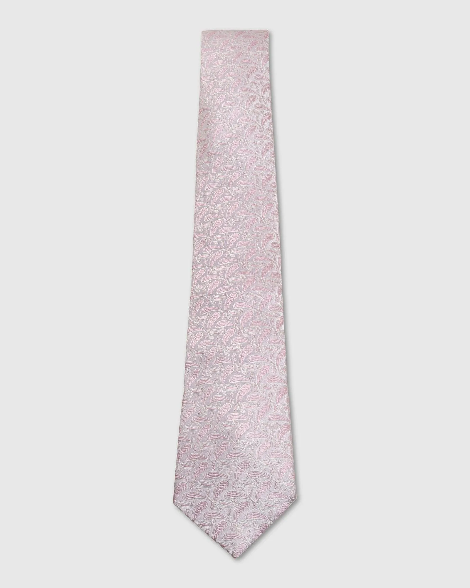 Boxed Combo Printed Tie And Pocket Square In Pink - Tang