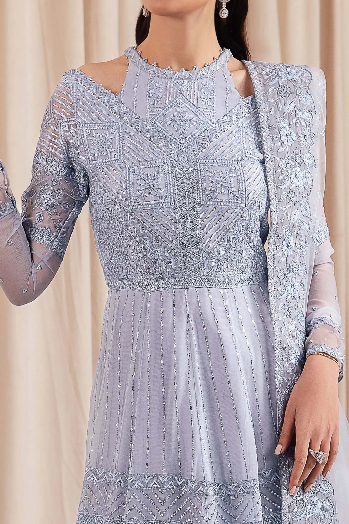 Chinon by Iznik Unstitched 3 Piece Luxury Chiffon Collection'2024-CC-38-Izara