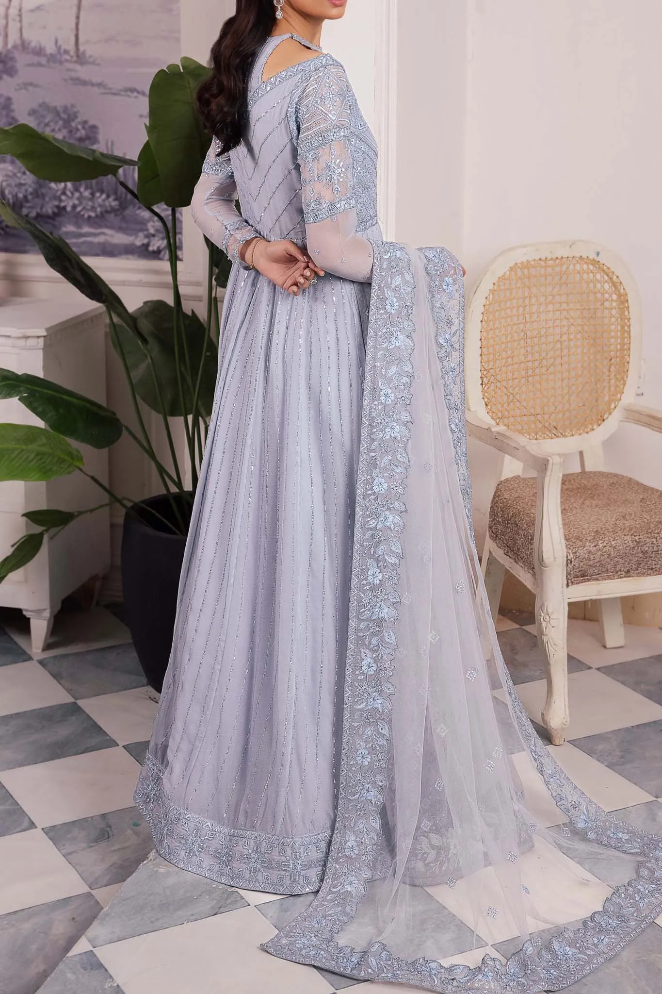 Chinon by Iznik Unstitched 3 Piece Luxury Chiffon Collection'2024-CC-38-Izara
