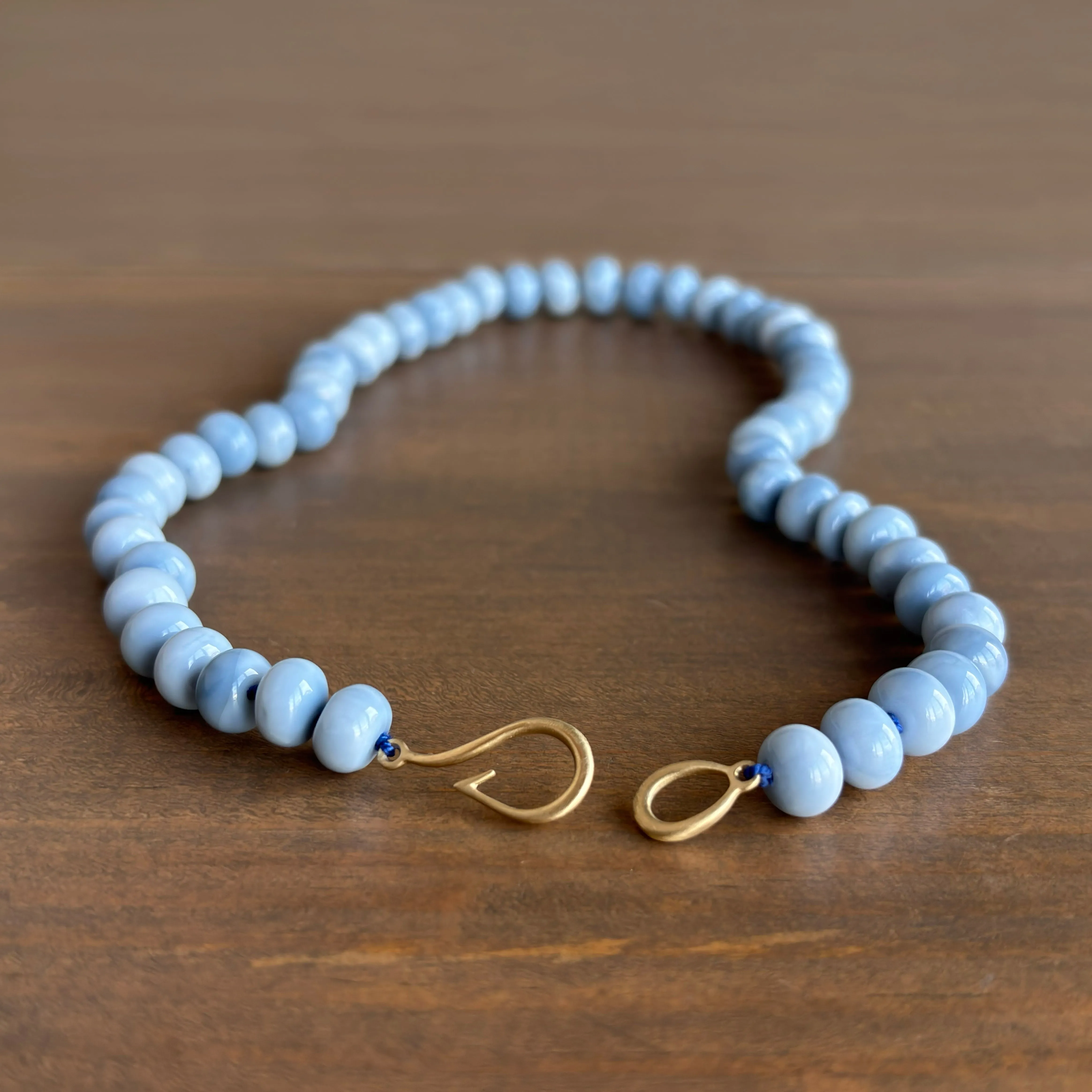 Coastal Vapor Opal Ruthie B. Necklace
