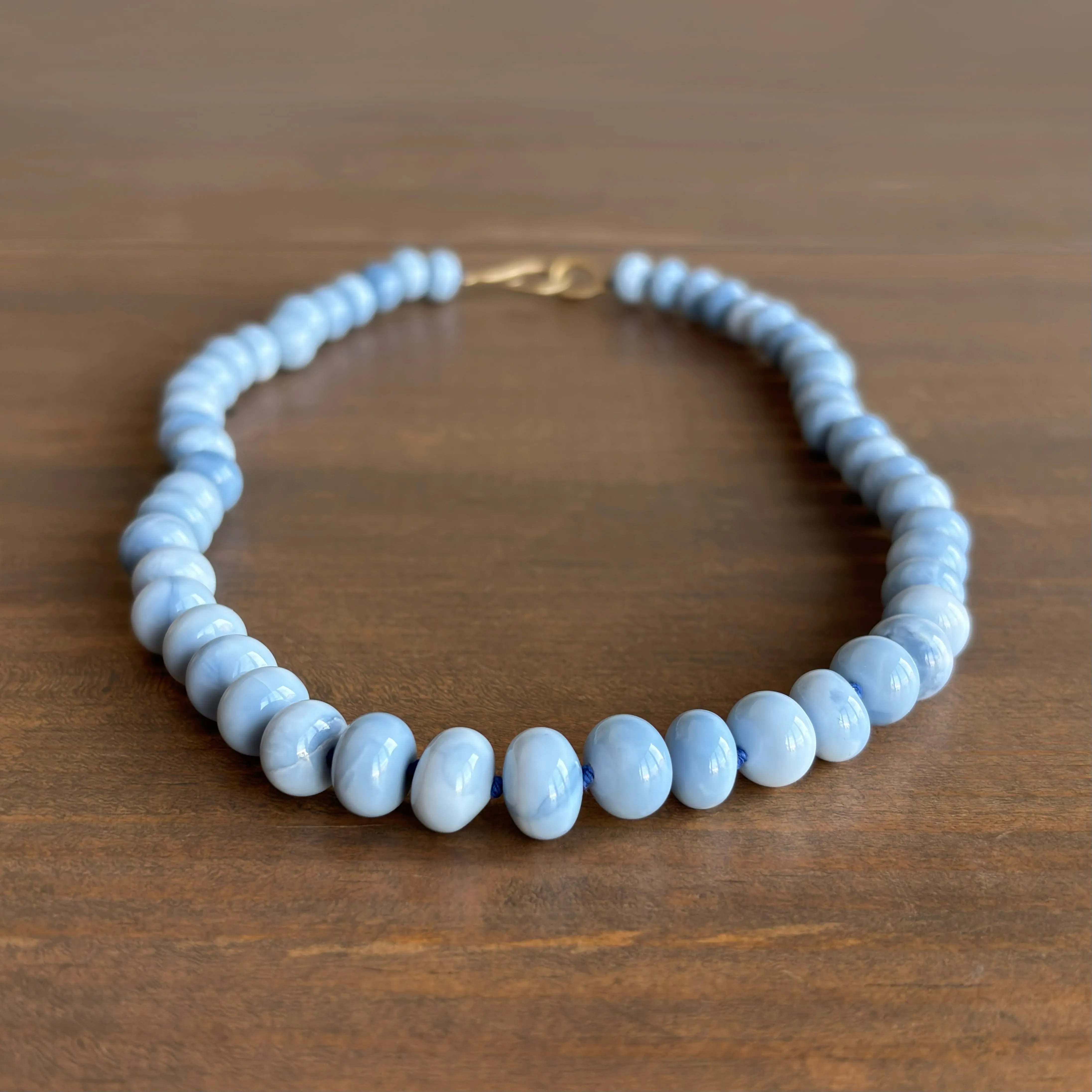 Coastal Vapor Opal Ruthie B. Necklace
