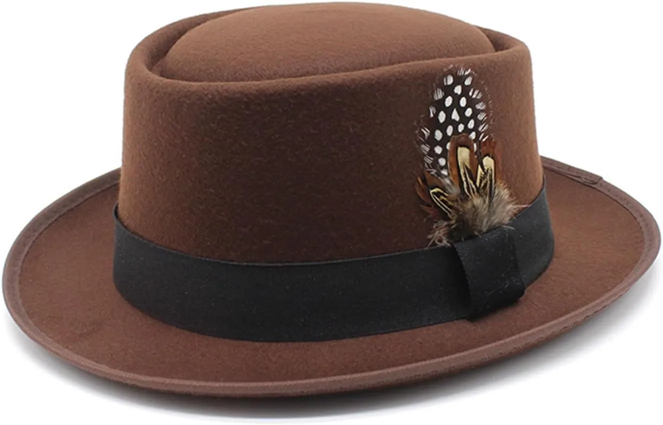 Fedora Hats for Women, German Bavarian Hats for Men Women,Womens Fedora hat Oktoberfest Hats with Feathers