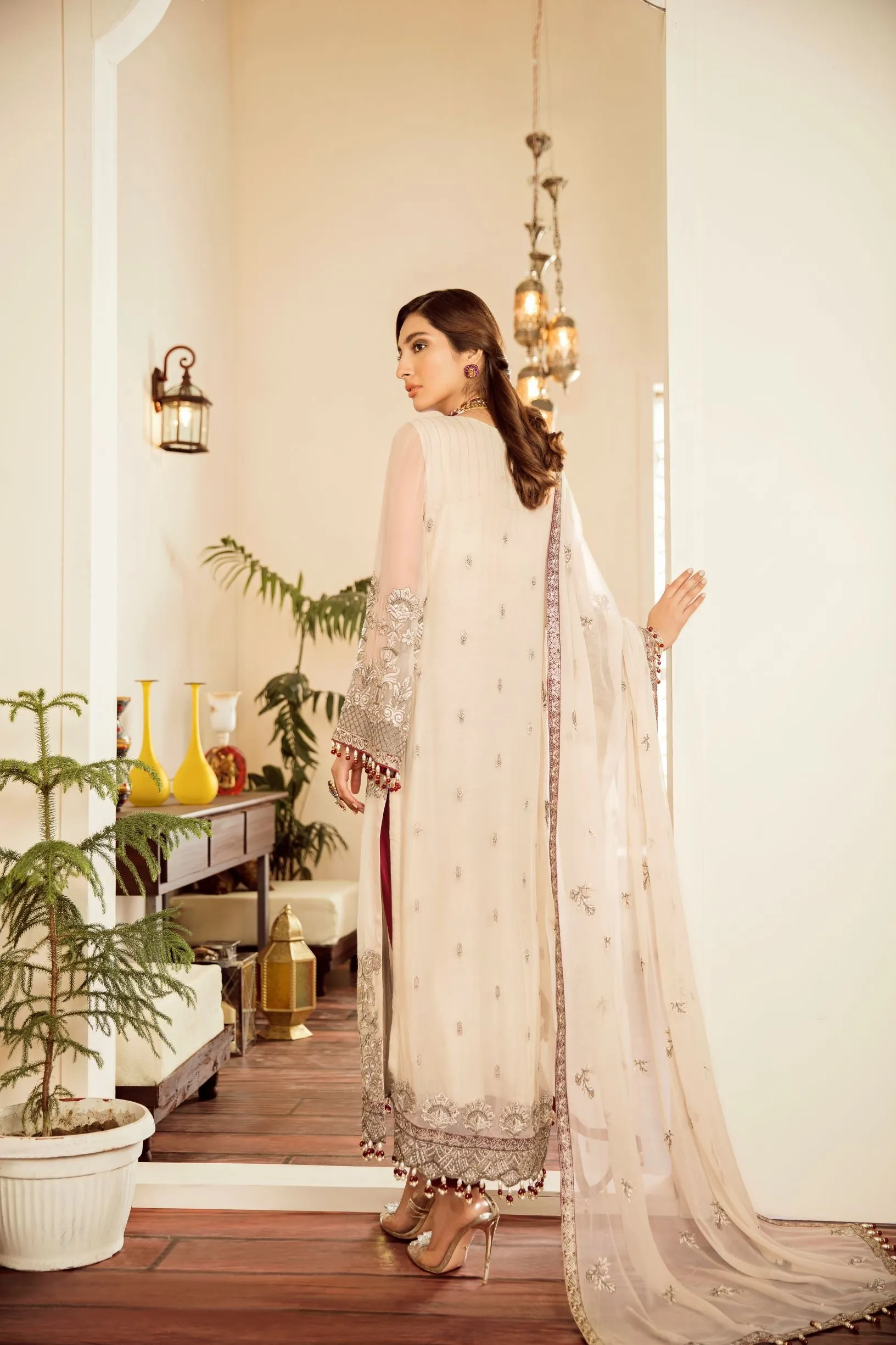 Flossie Embroidered Chiffon Collection – Safeera Vol-5 – Tourmaline