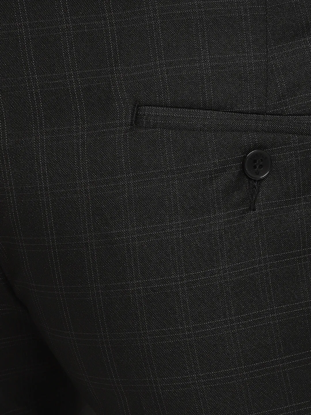 Grey Checked Ultra Slim Fit Trouser