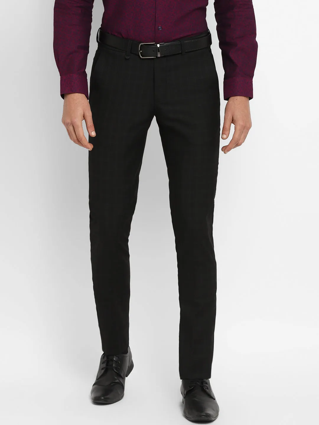 Grey Checked Ultra Slim Fit Trouser