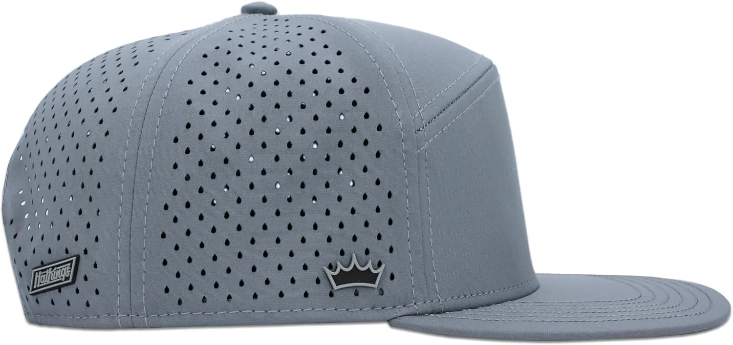HatKings Performance Trucker Snapback Hat  Water & Sweat Resistant, Lightweight Moisture-Wicking Cap