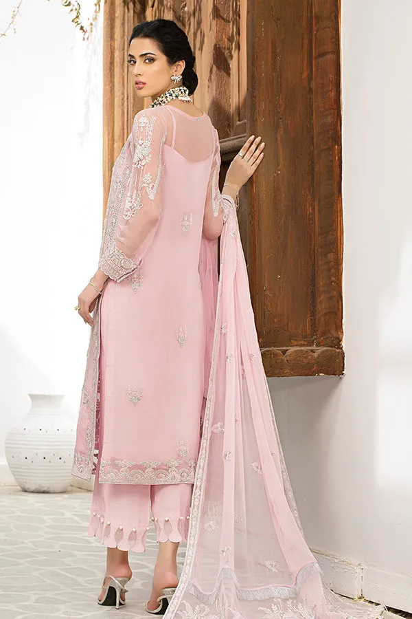 Imrozia La'Roza Plush Chiffon Collection – L-248 Snow Drop