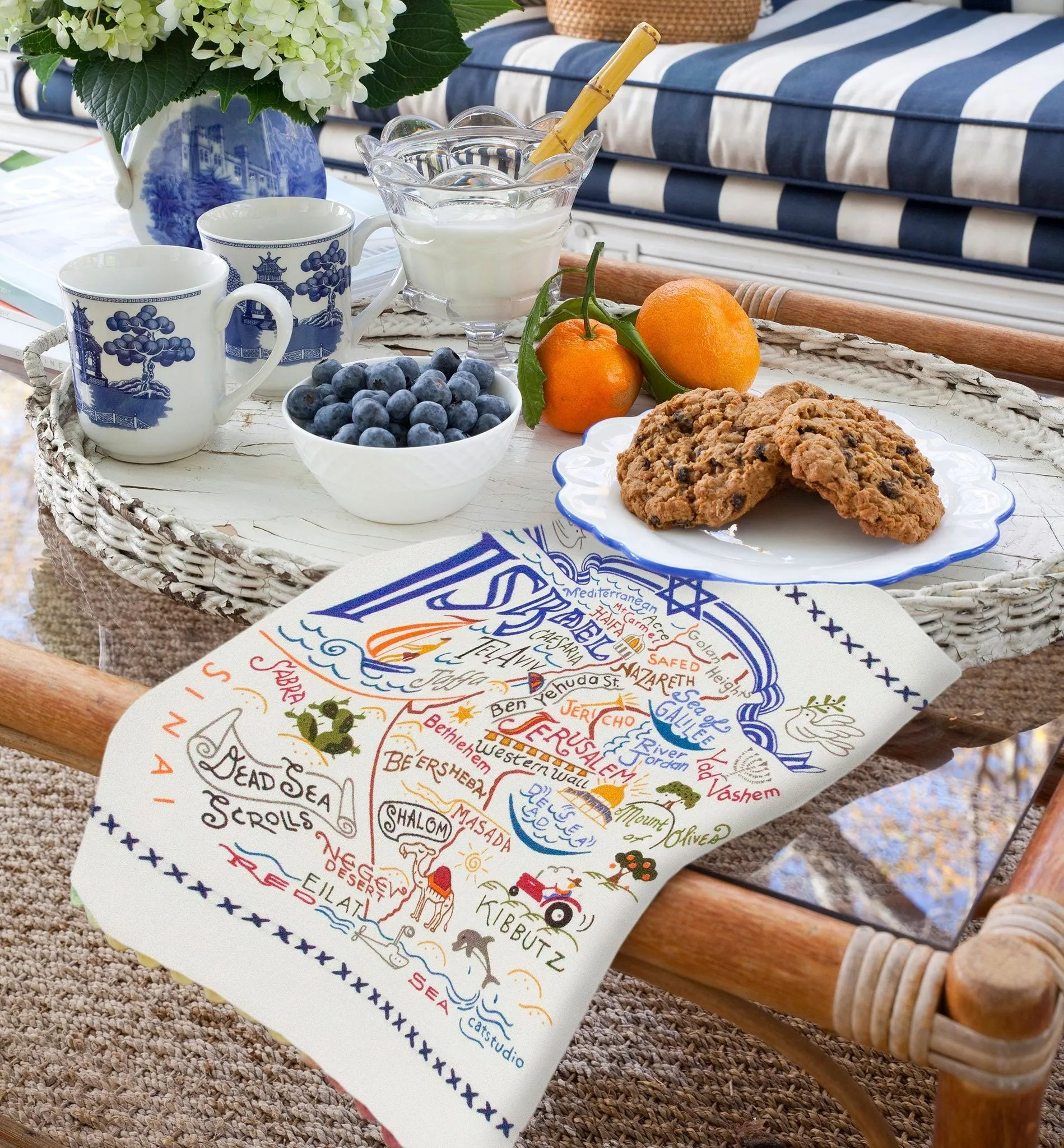 ISRAEL DISH TOWEL BY CATSTUDIO