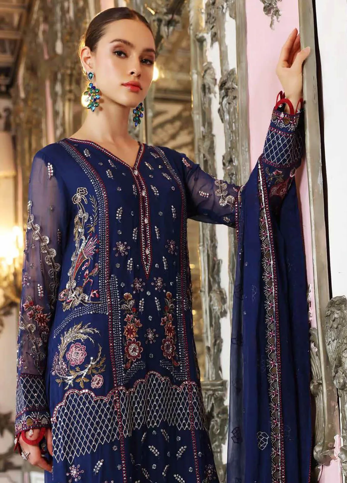 Jannan Embroidered Chiffon Collection Vol-3 – JL-20