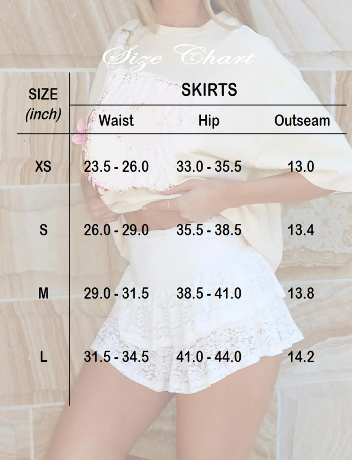 Lace Ruffle Mini Skirts for Women High Waisted Pleated Skort Micro Skirt Y2k Cute Short Skirt with Shorts
