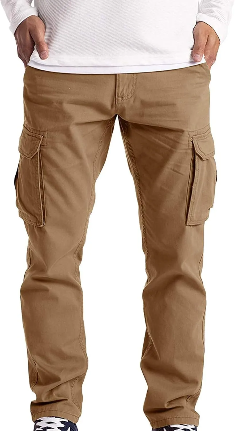 Men's Active Athletic Casual Tricot Sports Length Solid Mens Pants Men's Pants Men's Sweatpants Track Tapered Joggers