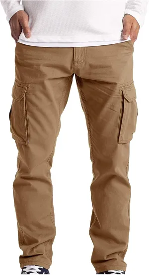 Men's Active Athletic Casual Tricot Sports Length Solid Mens Pants Men's Pants Men's Sweatpants Track Tapered Joggers