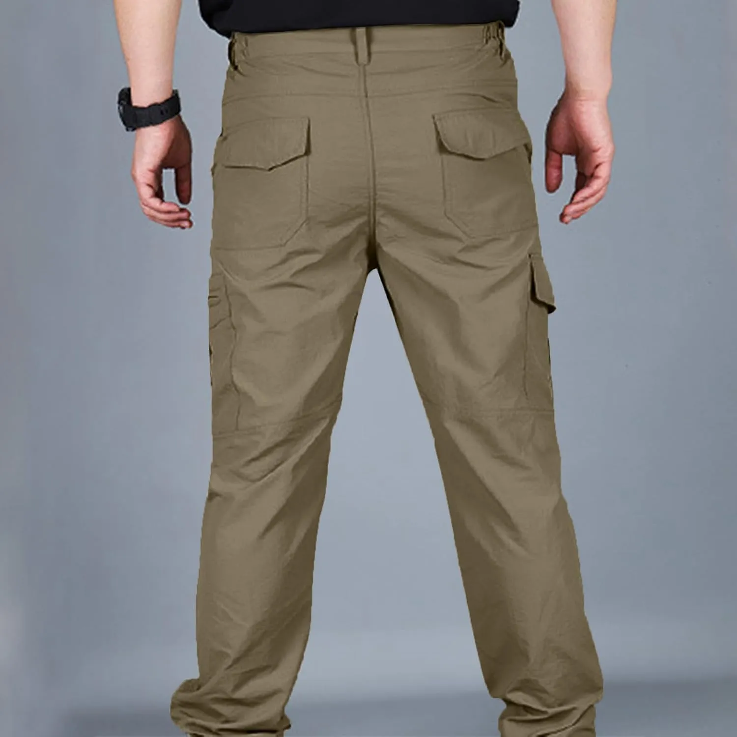 Men's Outdoor Cargo Hiking Pants Lightweight Waterproof Quick Dry Tactical Pants Casual Work Pants Joggers Trousers