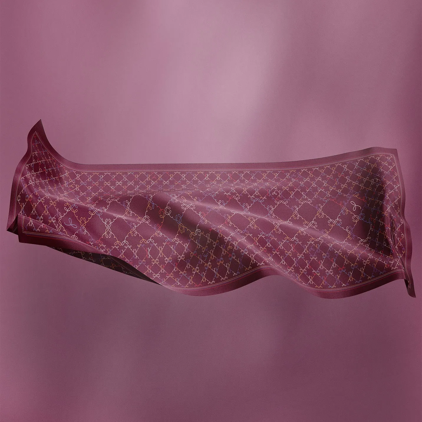 Monogram - Burgundy