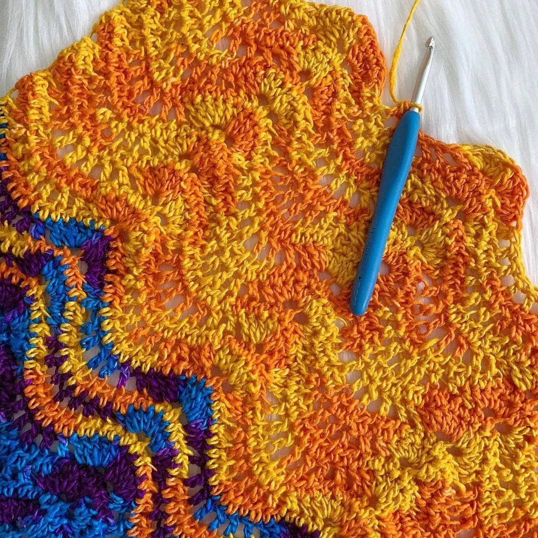 Ombre Recycled Silk Yarn