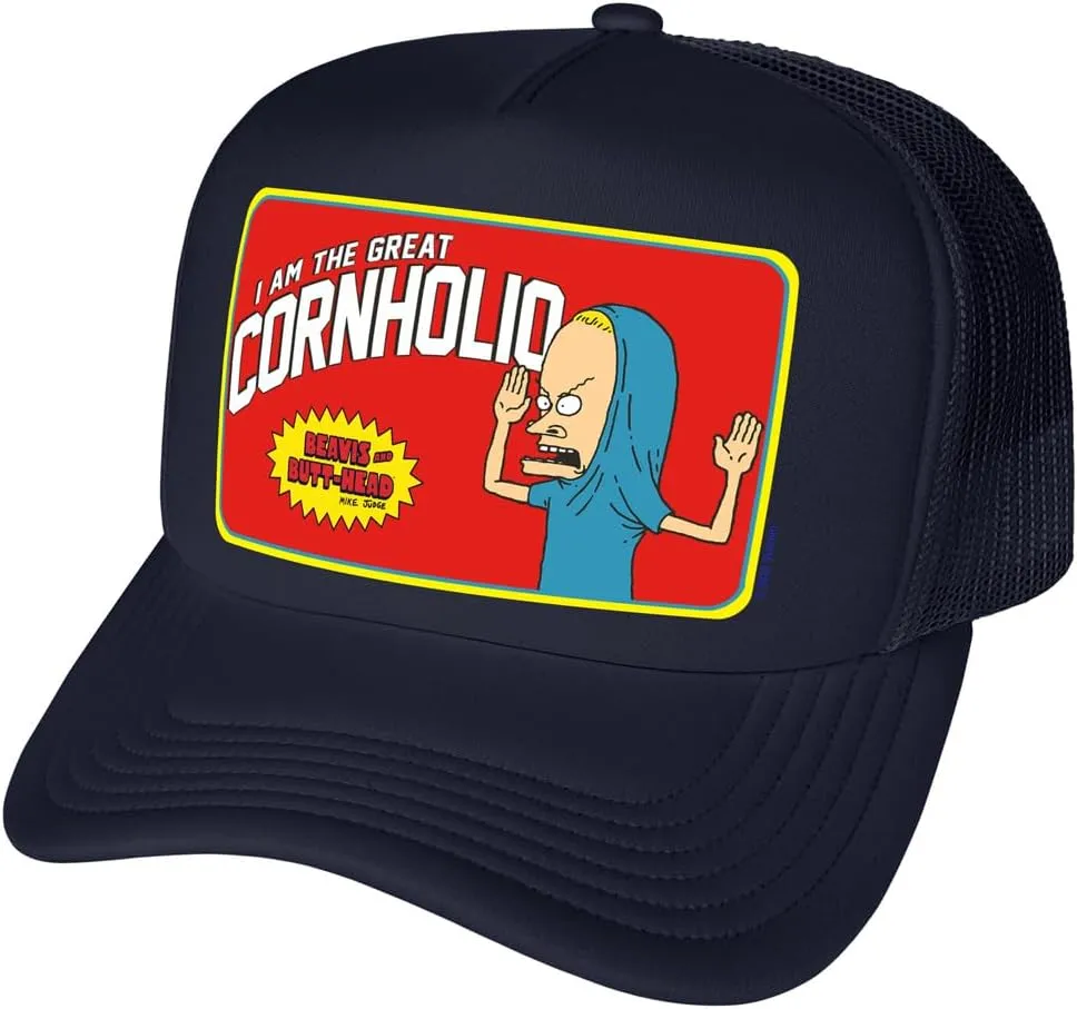 Popfunk Official Rick and Morty Logos Foam Snapback Trucker Hat - Unisex for Men and Women