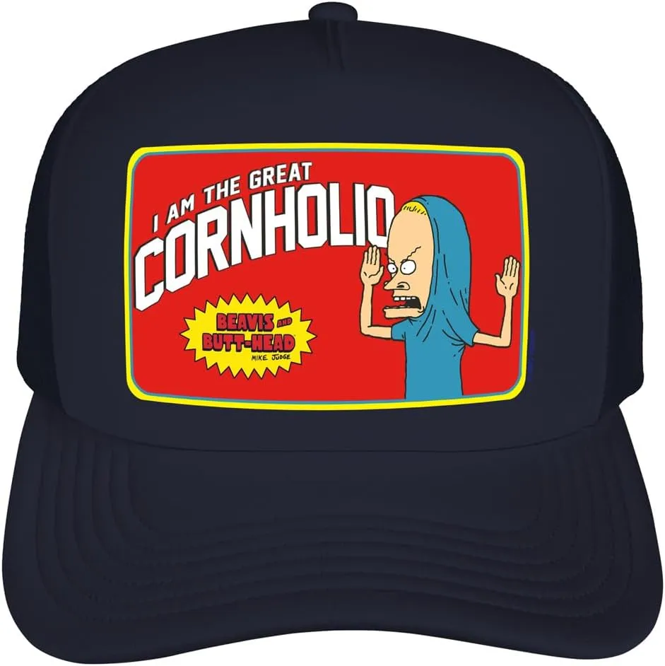 Popfunk Official Rick and Morty Logos Foam Snapback Trucker Hat - Unisex for Men and Women