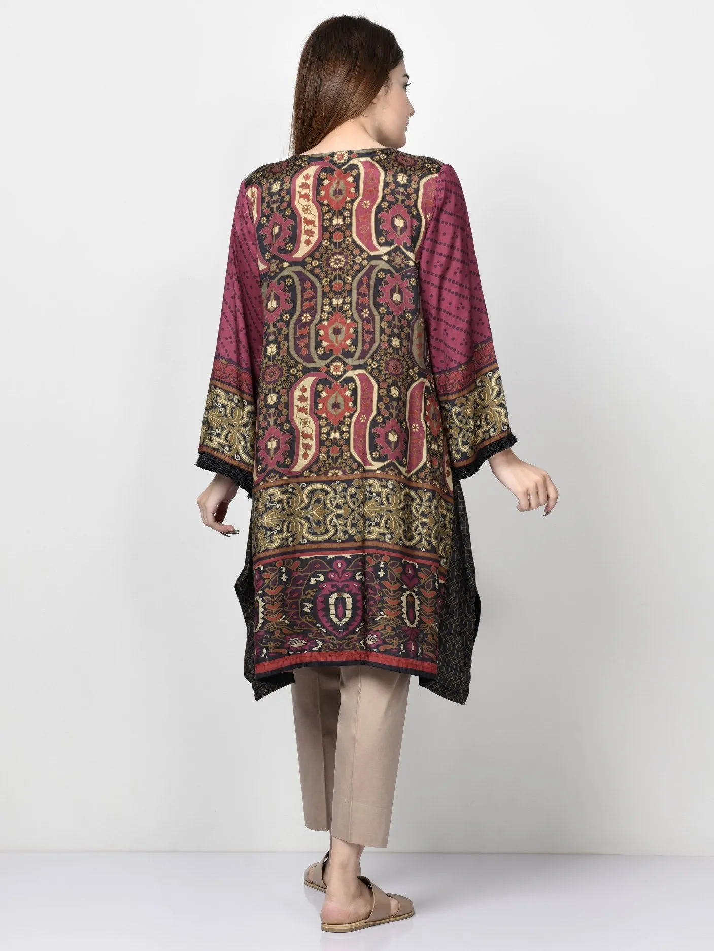 Printed Thai Silk Shirt