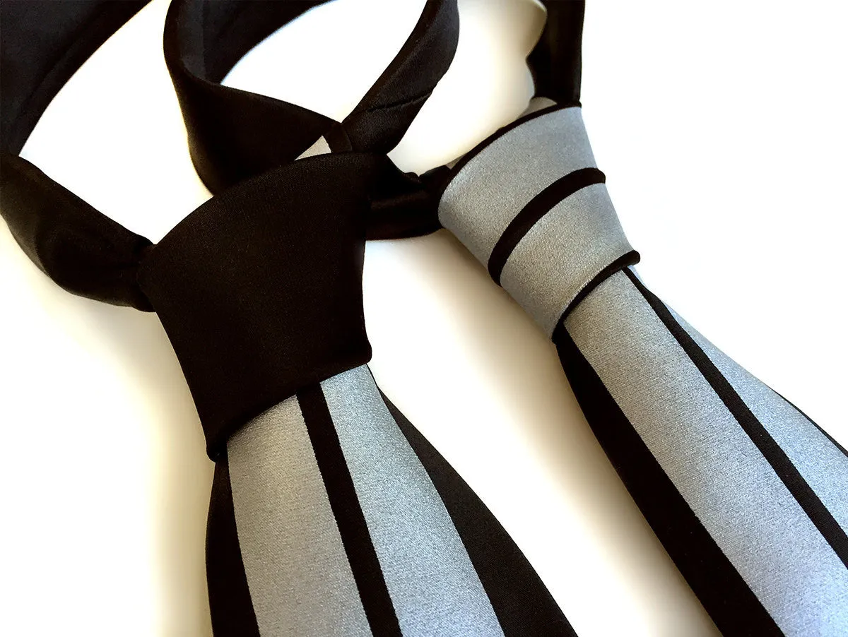 Racing Stripes Necktie: Le Mans First Place silk tie