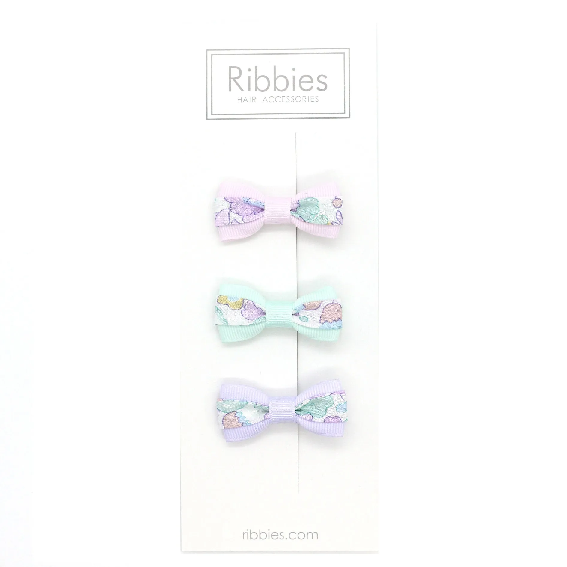Set of 3 Liberty Bows - Betsy Celadon