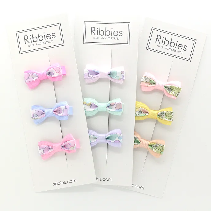Set of 3 Liberty Bows - Betsy Celadon