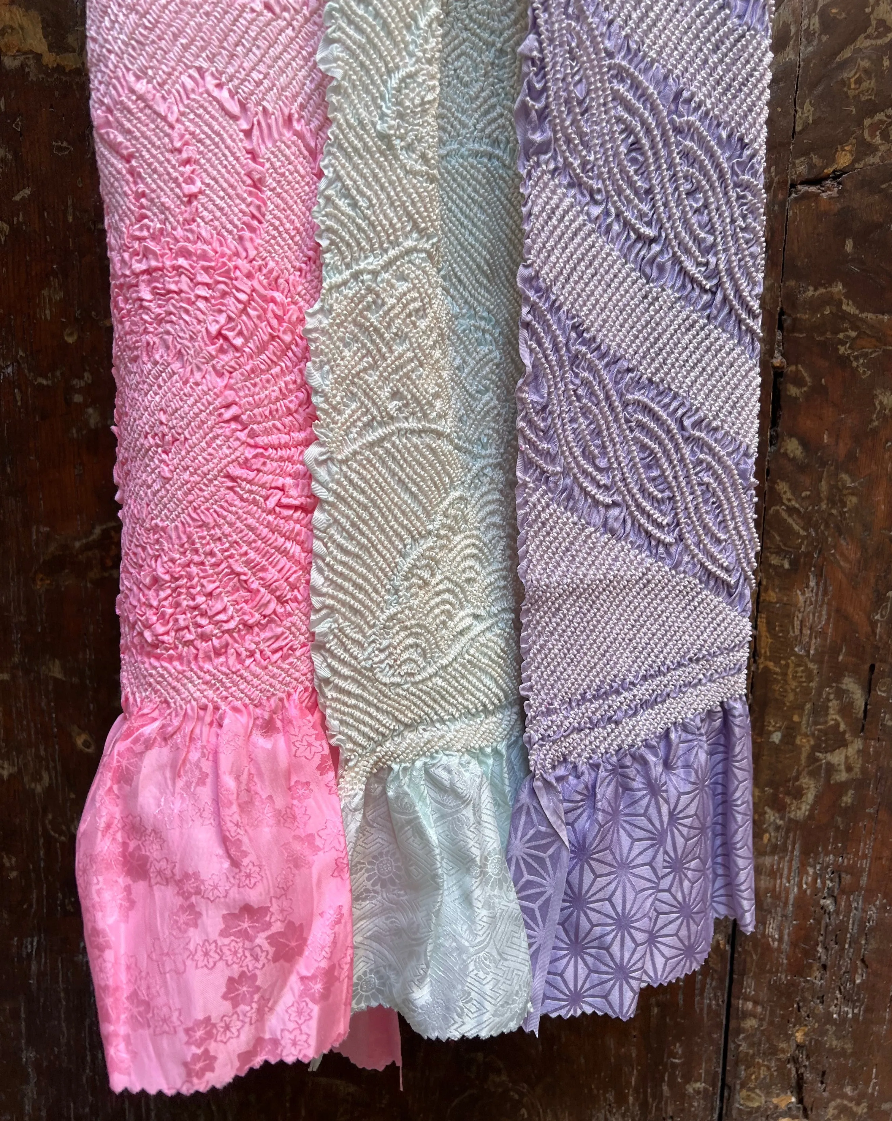 SILK OBIAGE / SCARF・FUJI IRO 藤色