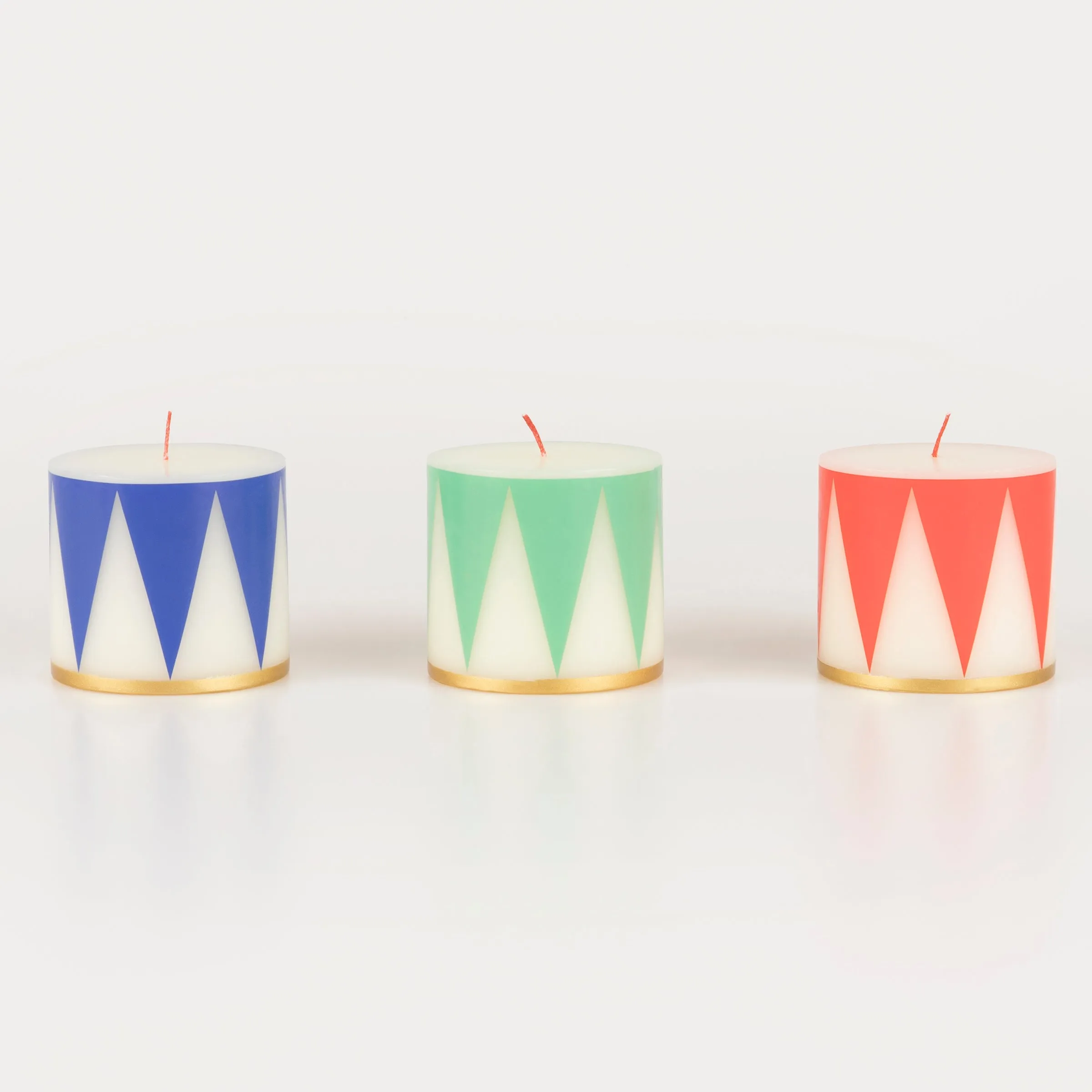 Small Drum Candles (x 3)