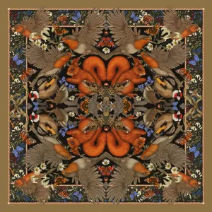 The British Woodland Silk Scarf | 130x130cm [Preorder]
