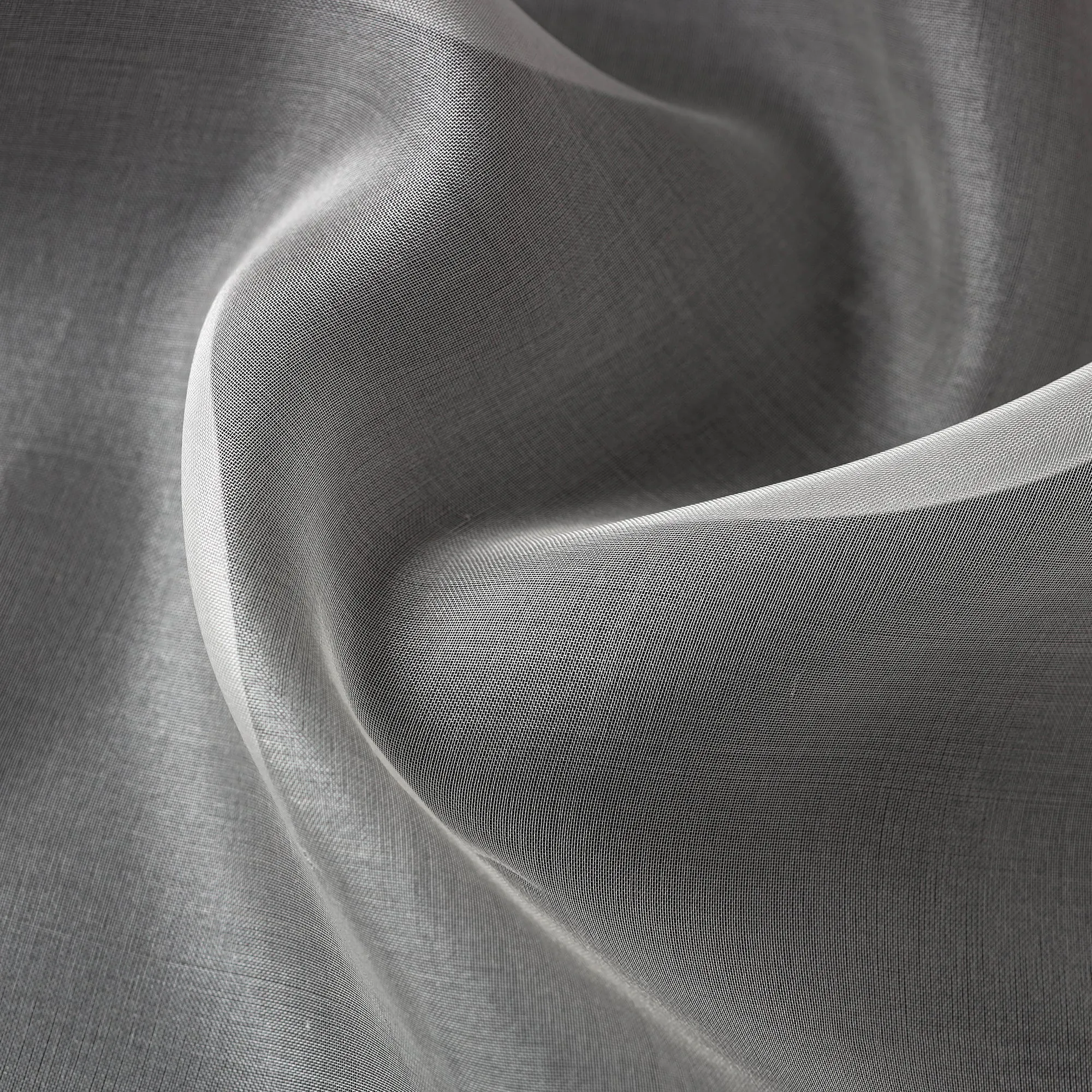 White - Traditional Tissue Chanderi Silk Plain Handloom Fabric 03