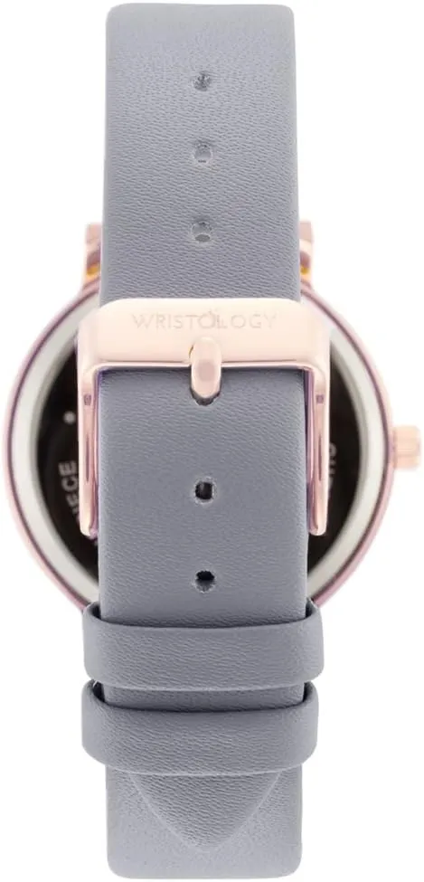 Wristology 29 Styles Maxi Numbers Watch Leather Band - Interchangeable Genuine Leather Strap - Large Easy to Read Nurse Watch with Second Hand for Women, Men, Nurses, Teachers, Olivia